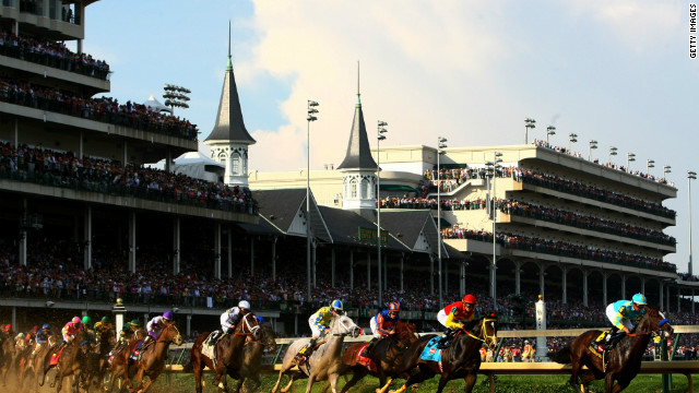 Home of America's most famous race, the Kentucky Derby, Churchill Downs is named after the site's original owners John and Henry Churchill. They leased the land to their nephew Meriwether Lewis Clark Jr. -- grandson of legendary explorer William Clark, one of the first two men to travel across North America. Originally created to replace two earlier, defunct Louisville racecourses, the Downs fast became the nation's most popular track. In 1986 it was designated a National Historic Landmark.