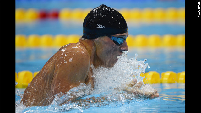 The 400-meter individual medley event Lochte won combines four types of strokes.