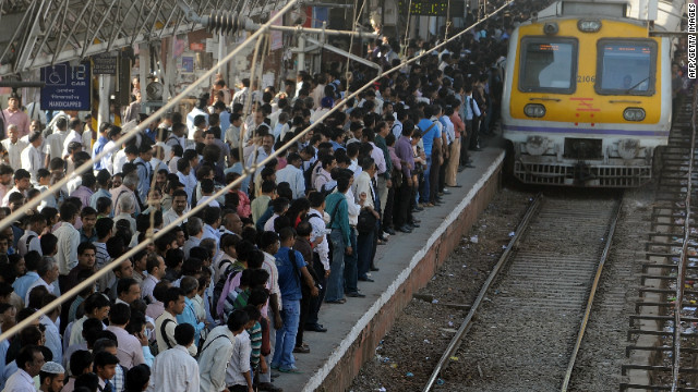 North India was hit by large scale power outages Monday causing massive breakdown in transport systems. 
