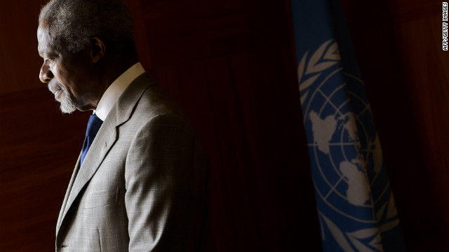 Kofi Annan renuncia como enviado especial de paz en Siria