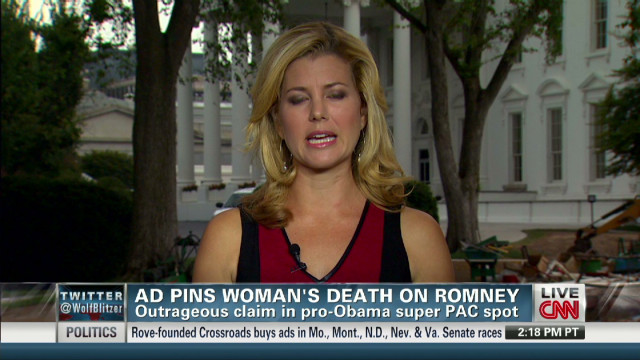 Brianna Keilar Fact Checks Attack Ad Pinning Womans Death On Romney 7454