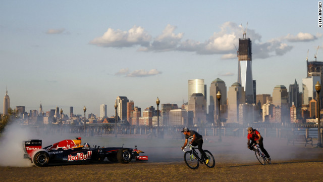 New Jersey was originally scheduled to stage Formula One's inaugural Grand Prix of America in June 2013, and Red Bull took its RB7 car over to the state of New York one year early to test drive the streets.