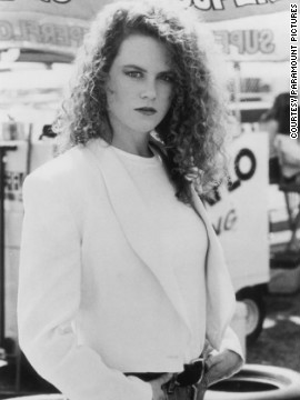 Actress Nicole Kidman in 1990 film "Days of Thunder." She met Tom Cruise on the set of the movie. They married that year, divorcing in 2001.