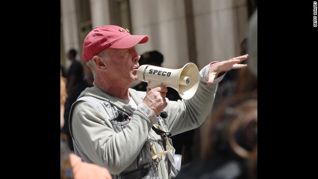 Director Tony Scott on location for "The Taking of Pelham 1-2-3" on the streets of Manhattan on May 11, 2008, in New York. Scott died Sunday, August 19, at age 68 in an apparent suicide. 