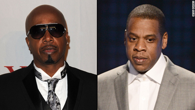 Yeah, we couldn't believe it either. MC Hammer reportedly took offense to Jay-Z guest-rapping in a Kanye West song ("So Appalled") that "Hammer went broke so you know I'm more focused/I lost 30 mill so I spent another 30/Cuz unlike Hammer 30 mill can't hurt me." Hammer took it to where all celebs take their beefs now -- Twitter -- and released a diss track, "Better Run Run."