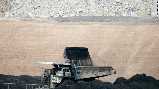  File photo of a coal truck loaded at BHP Billiton's Mt Arthur coal mine in 2006.