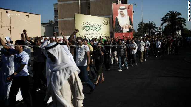 Bahrain Protest Map