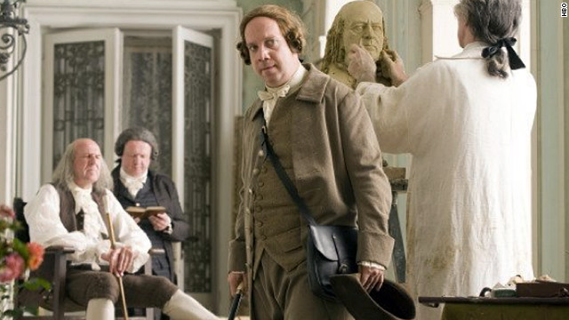 Paul Giamatti plays the title character in 2008's "John Adams." The Emmy- and Golden Globe-winning miniseries also features David Morse as George Washington and Stephen Dillane as Thomas Jefferson.