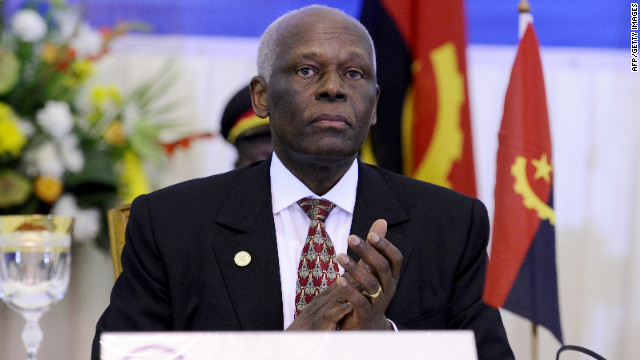 Angolan President Jose Eduardo dos Santos, 70, has been in power since 1979. Analysts expect his party, MPLA, to win Friday's elections.