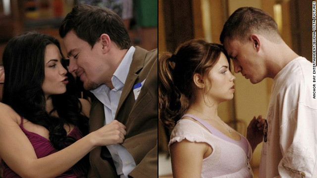 Channing Tatum and Jenna Dewan (now Dewan-Tatum) first danced into each other's arms in 2006's "Step Up." The couple, who tied the knot in 2009, appeared together again in 2011's "10 Years."