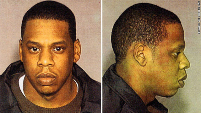 Rapper Jay-Z was arrested in 1999 for allegedly stabbing a record executive in a New York night club. He pleaded guilty in 2001 and was sentenced to three years' probation. 