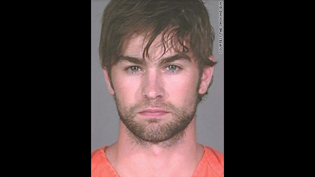  "Gossip Girl&quo!   t; star C!   hase Crawford was arrested in June 2010 in Austin, Texas, and charged with possession of marijuana. He was charged with a misdemeanor because he had less than 2 ounces, according to a police report.