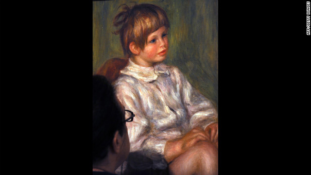 Impressionistic portraits such as this by Pierre-Auguste Renoir may be have particular emotional appeal because of the blurriness or patchiness of the face. Research has shown that blurry images may connect more directly with the emotional centers of the brain than normal ones. 