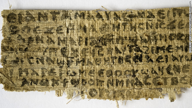 Vatican newspaper calls fragment referring to Jesus' wife 'a fake'