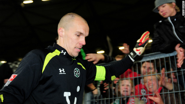 In 2009, Robert Enke was first-choice goalkeeper for the German national football team, enjoying a successful club spell with Hannover. But in November of that year, he took his own life by stepping in front of train. The 32-year-old had been battling depression for the majority of his career and the story of his struggle is told movingly in Ronald Reng's acclaimed biography "A life too short: The tragedy of Robert Enke".