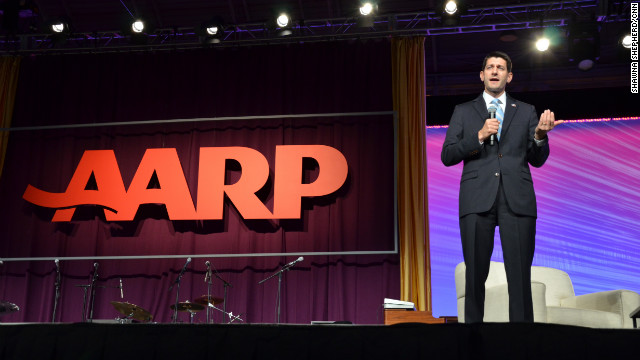 Paul Ryan Obamacare criticisms booed at AARP