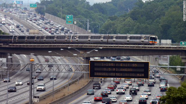 Atlanta turns to variable speed limit system to relieve highway congestion