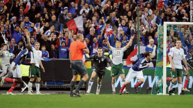 In a 2009 qualifying match for the 2010 World Cup, French striker Thierry Henry got away with touching the ball with his hand — twice — before teammate William Gallas scored the winning goal against Ireland, knocking the Irish out of the competition.