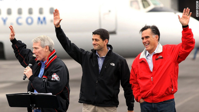 In Ohio, Romney praises debate partner Portman