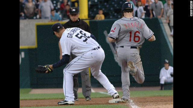 Baseball umpire Bill Joyce admittedly blew a call at first base, robbing the Detroit Tigers' Armando Galarraga of a perfect game vs. the Cleveland Indians in 2010. Joyce wept when he met Galarraga at home plate before the next day's game.