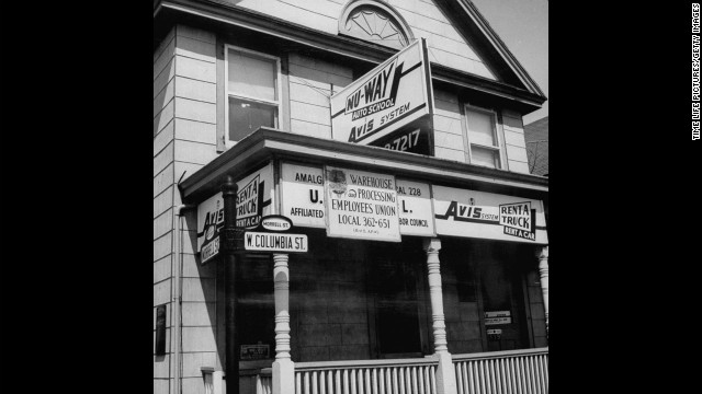 An office for Teamsters union local chapters that Hoffa set up. 