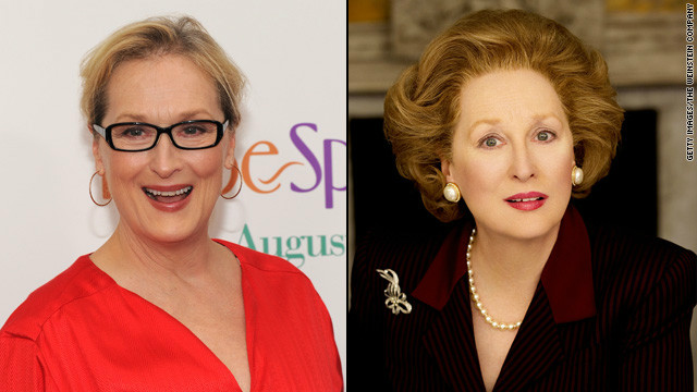 Meryl Streep won a best actress Oscar for her portrayal of British Prime Minister Margaret Thatcher in 2011's "The Iron Lady," and so did members of the makeup team behind her altered appearance. They told <a href='http://insidemovies.ew.com/2012/02/24/the-iron-lady-makeup-oscars-behind-the-scenes/' >Entertainment Weekly</a> they pulled it off by working around Streep's natural facial elements, such as her eyebrows.