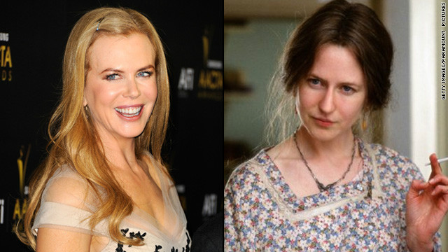 Nicole Kidman nabbed a best actress Oscar for her portrayal of Virginia Woolf in 2002's "The Hours." But the makeup job that changed her appearance -- aided greatly by a prosthetic nose <a href='http://www.nytimes.com/2003/02/15/movies/the-nose-was-the-final-straw.html?pagewanted=all&amp;src=http://rss.cnn.com/~r/rss/cnn_showbiz/~3/s6WocT6m4O0/pm' target='_blank'>that stirred debate</a> -- <a href='http://www.people.com/people/article/0,,625543,00.html' >didn't receive a nod.</a>