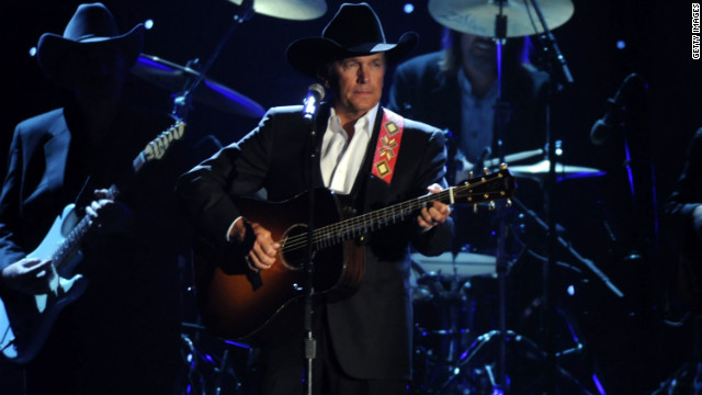 George Strait performs at the 44th Annual CMA Awards at the Bridgestone Arena on November 10, 2010 in Nashville, Tennessee.
