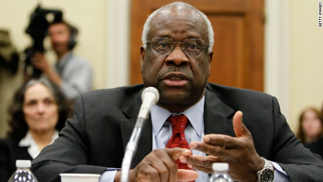 Justice Clarence Thomas is the second African-American to serve on the court, succeeding Justice Thurgood Marshall when he was appointed by President George H. W. Bush in 1991. He is a conservative, a strict constructionist who supports states' rights.