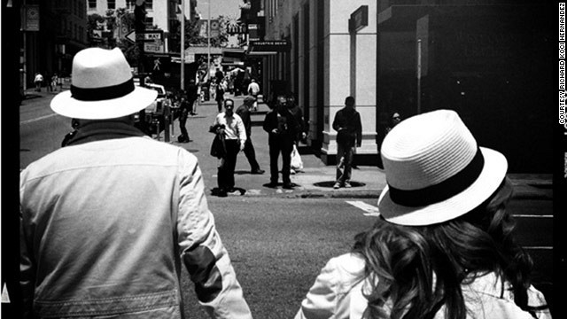 Photographer Richard Koci Hernandez says he loves to take pictures of men in fedoras.