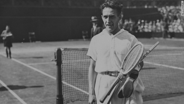 Despite being two sets and 5-1 down in his semifinal, Frenchman Henri Cochet managed to win the 1927 Wimbledon title. He stunned the world No. 1, American Bill TiIden, in the semis before repeating his escapology act in the final, trailing by two sets once more and surviving six match points before rallying to win in five sets for a third successive game.