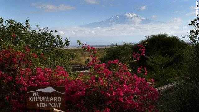 Mount Kilimanjaro, at 5,895m, is the higest mountain in Africa.