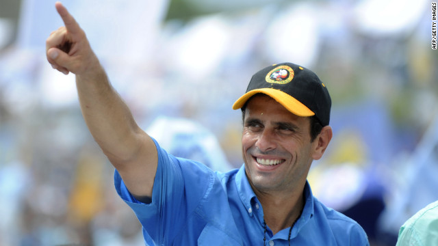 "Venezuelans are looking for a new way," Capriles told his supporters. "It's been 14 years of the same government. This government has already completed its cycle and has nothing more to offer. They're only recycling promises."