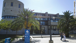 Police say the suspect planned his attack at the University of the Balearic Islands, pictured here.