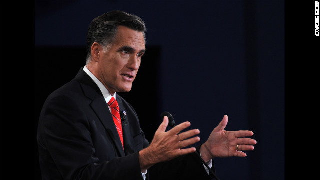 Romney said Obama has failed to bring down high unemployment and get the economy surging again.