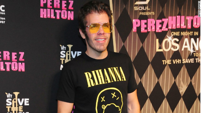 Perez Hilton arrives at Perez Hilton's One Night In LA Benefiting VH1 in Los Angeles, California in September 2012.