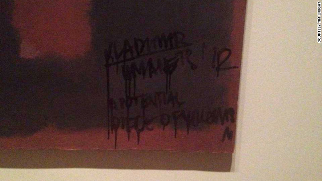 Rothko painting defaced in London