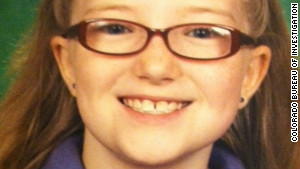 Jessica Ridgeway, 10, was last seen by her mother as she left for school Friday in Westminster, Colorado.