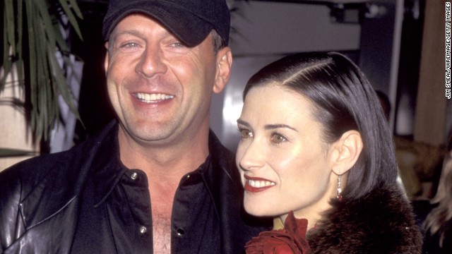 Perhaps Hollywood's happiest divorced couple, Bruce Willis and Demi Moore, split in 1998 after a 10-year relationship. They have three daughters.