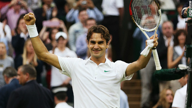 The 31-year-old Swiss champion has enjoyed another stellar year at the top of the men's game, winning six titles in 2012, including a seventh Wimbledon crown. He is the oldest men's singles champion at the All England Club since Arthur Ashe in 1975 and joins Andre Agassi and Pete Sampras as the only 30-somethings to win a grand slam this century. 