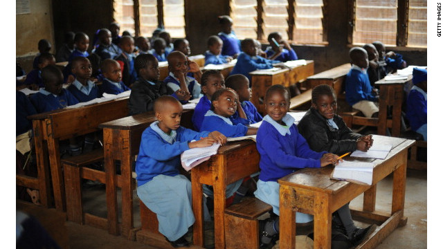 Pupils at a primary school in Nairobi face an uncertain futrure. Africa's youth population is set to double by 2045. Experts say a sustainable private sector must be developed in order to secure jobs for future generations. 