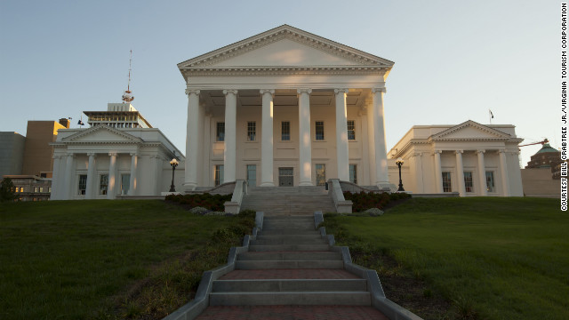 In "Lincoln," the Virginia Capitol stands in for the U.S. Capitol.