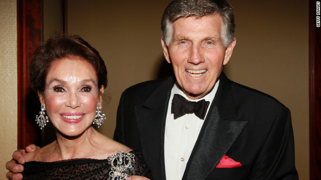 Mary Ann Mobley and Collins attend the Eagle &amp; Badge Foundation Gala Honors in 2010.