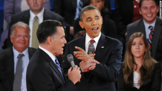 Obama venció a Romney en el segundo debate, según analistas y el público