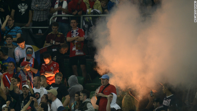 Russia was hit with a $38,000 punishment after supporters made monkey noises towards Czech Republic defender Theodor Gebre Selassie during Euro 2012 