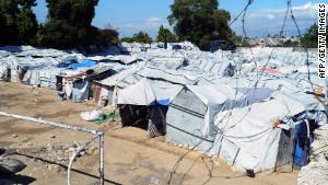 Nearly 370,000 people remain in Haiti displacement camps, according to the U.N.