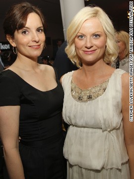 Tina Fey spent the 2012 Golden Globes photo bombing her pal Amy Poehler, but she won't be lurking in the background at the 2013 awards show. Fey and Poehler, who've made us laugh in "Saturday Night Live," 2008's "Baby Mama," and their respective NBC sitcoms, "30 Rock" and "Parks and Recreation," will host the Golden Globes together on January 13, 2013.