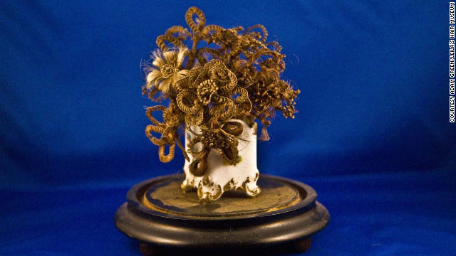 A hair bouquet: gross or gorgeous? Leila's Hair Museum is full of unexpected haircraft.