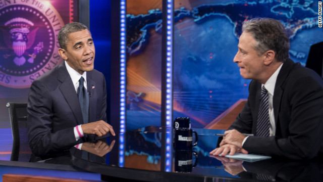 Obama talks housing... on The Daily Show