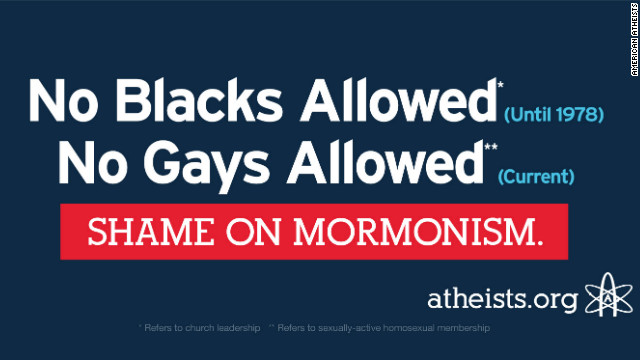 Atheist Billboard Attacks Romneys Faith But Mormons Say Its 1835